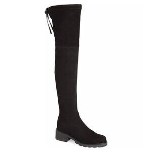 $900 Stuart Weitzman Eldridge Over the Knee Thigh High OTK BOOT BLACK 6 (PB32)